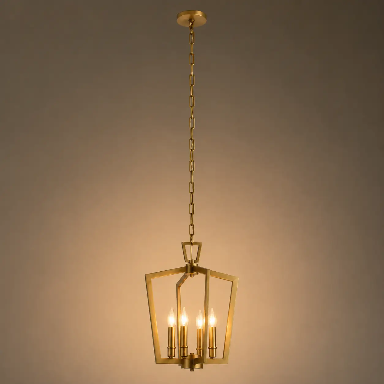Pentavia-4-Light-Geometric-Pendant-with-Satin-Brass-Finish-3 Pentavia-4-Light-Geometric-Pendant-with-Satin-Brass-Finish-3