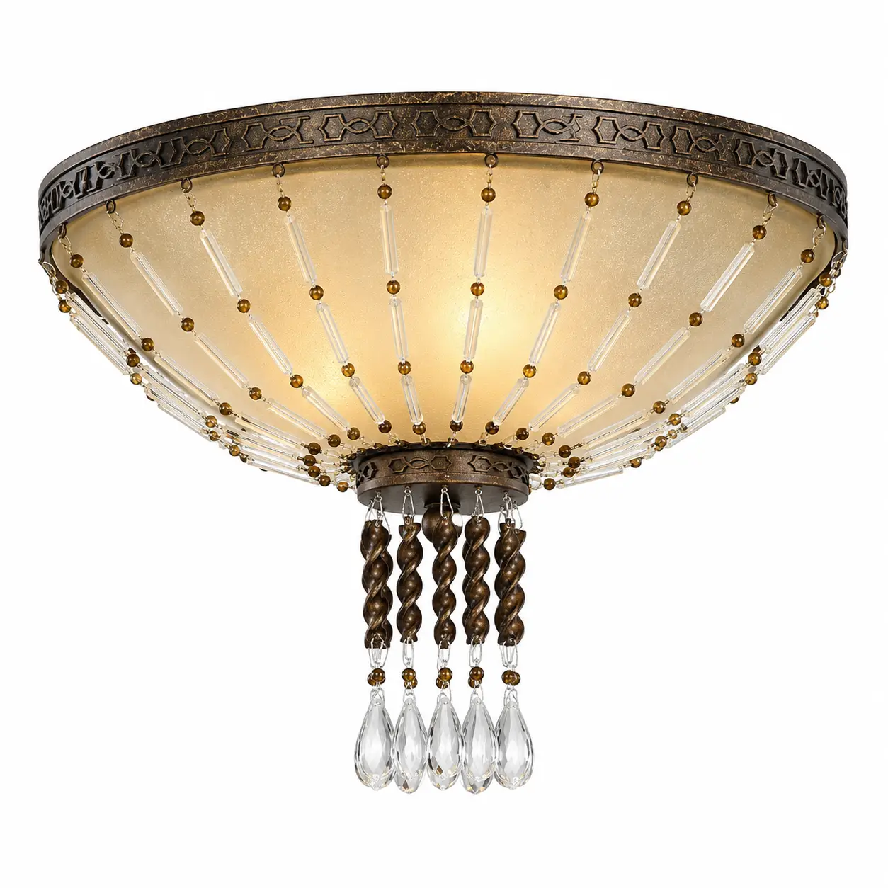 Regalia-Glow-3-Light-Antique-Brass-Flush-Mount-with-Crystals-Seedy-Glass-1 Regalia-Glow-3-Light-Antique-Brass-Flush-Mount-with-Crystals-Seedy-Glass-1