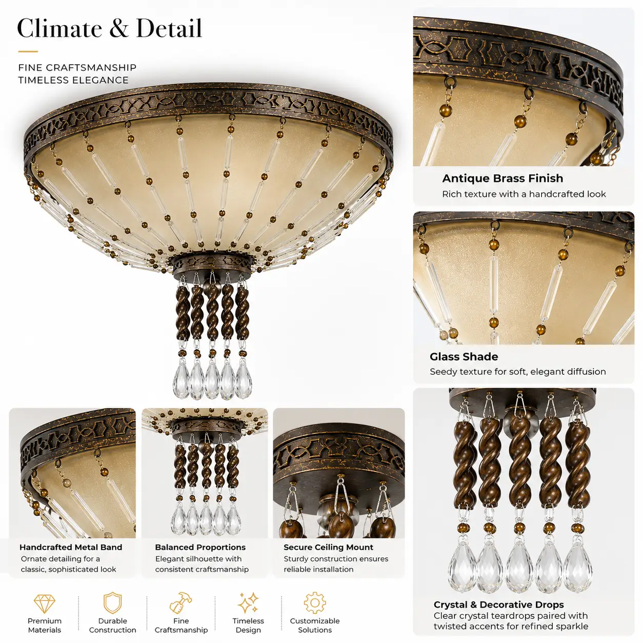 Regalia-Glow-3-Light-Antique-Brass-Flush-Mount-with-Crystals-Seedy-Glass-2 Regalia-Glow-3-Light-Antique-Brass-Flush-Mount-with-Crystals-Seedy-Glass-2