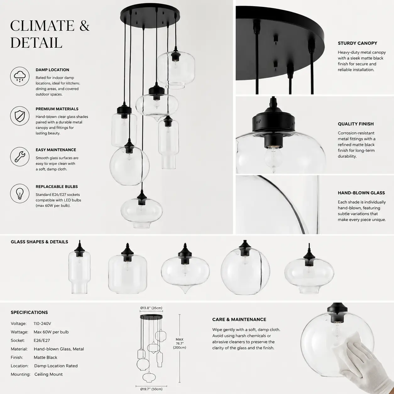 Sculpted-Serenity-Multi-Shape-Glass-Chandelier-2 Sculpted-Serenity-Multi-Shape-Glass-Chandelier-2