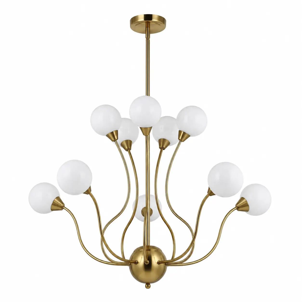 Solestia-10-Light-Gold-Brass-Globe-Chandelier-1 Solestia-10-Light-Gold-Brass-Globe-Chandelier-1