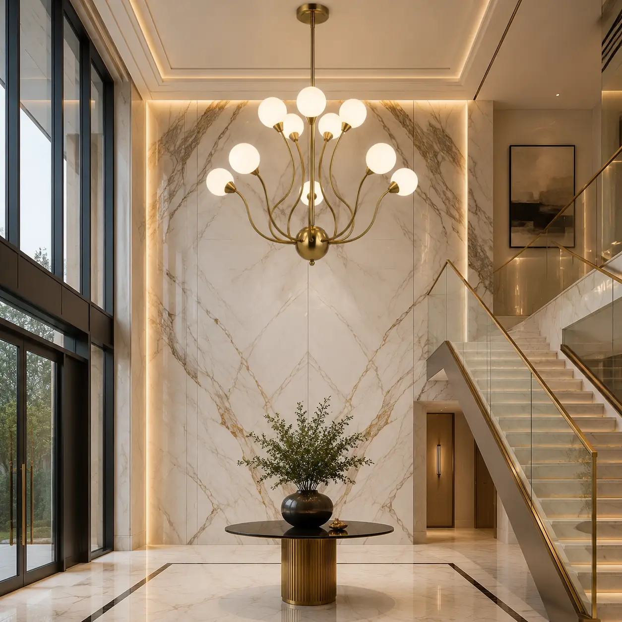 Solestia-10-Light-Gold-Brass-Globe-Chandelier-modern-luxury-foyer Solestia-10-Light-Gold-Brass-Globe-Chandelier-modern-luxury-foyer