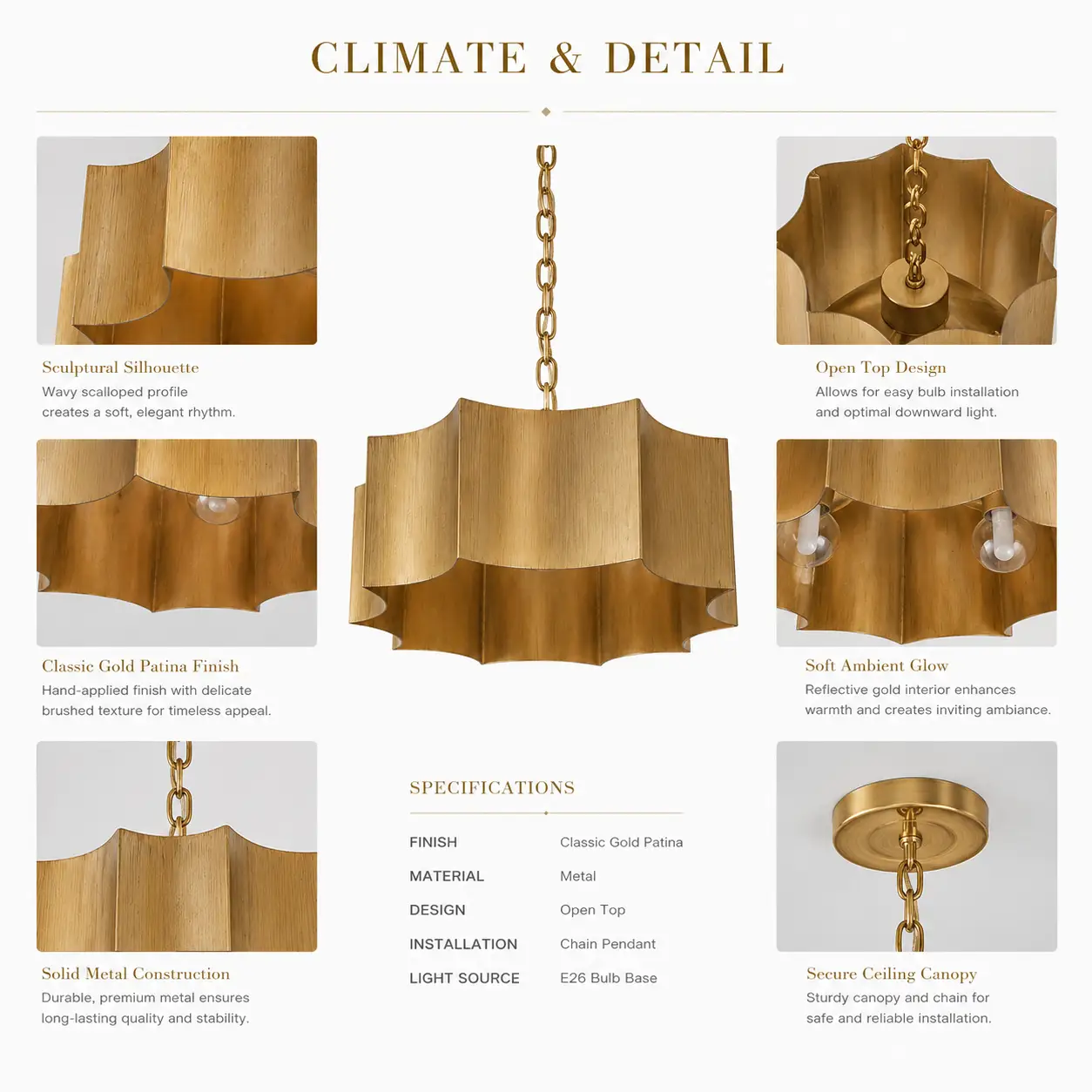 Valmira-Pendant-Custom-Classic-Gold-Patina-Scalloped-Drum-Light-Fixture-2 Valmira-Pendant-Custom-Classic-Gold-Patina-Scalloped-Drum-Light-Fixture-2