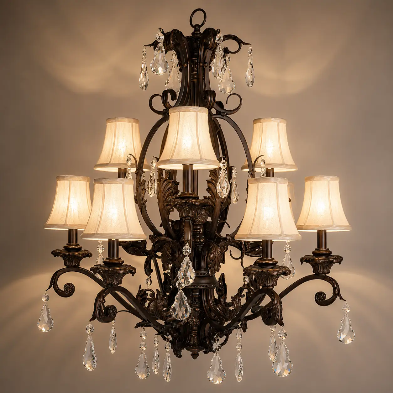 Versailles-Grandeur-9-Light-Crystal-Adorned-Chandelier-3 Versailles-Grandeur-9-Light-Crystal-Adorned-Chandelier-3