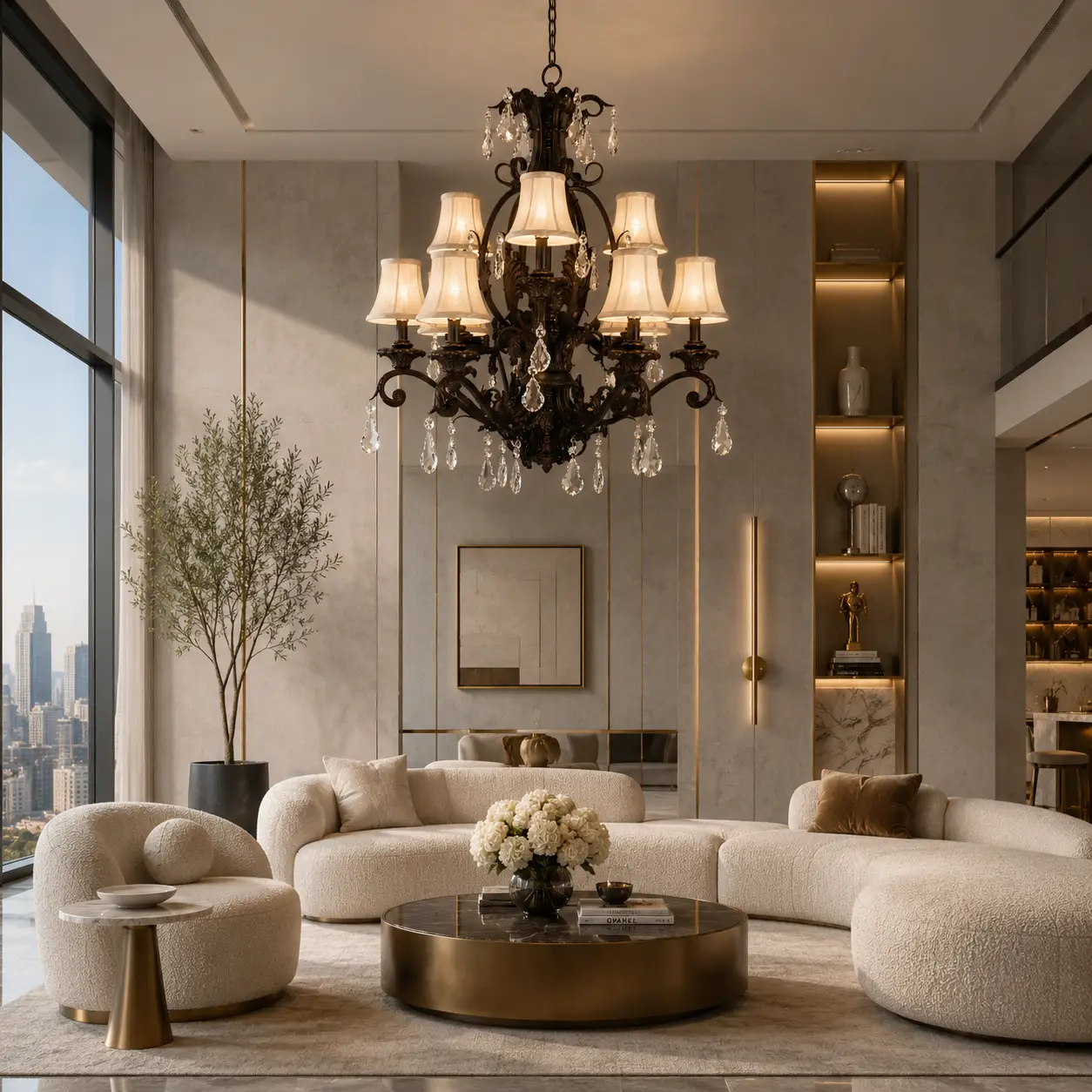 Versailles-Grandeur-9-Light-Crystal-Adorned-Chandelier-modern-transitional Versailles-Grandeur-9-Light-Crystal-Adorned-Chandelier-modern-transitional