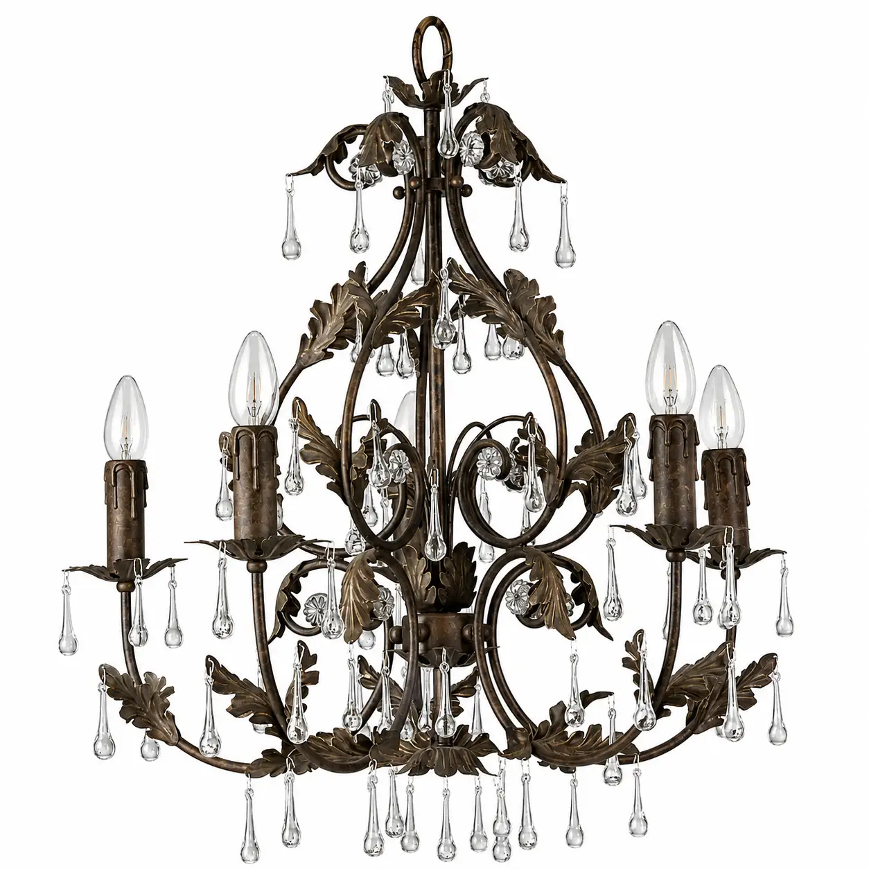 Vintage-Leaf-5-Light-Chandelier-in-Rustic-Bronze-with-Crystal-Drops-1 Vintage-Leaf-5-Light-Chandelier-in-Rustic-Bronze-with-Crystal-Drops-1