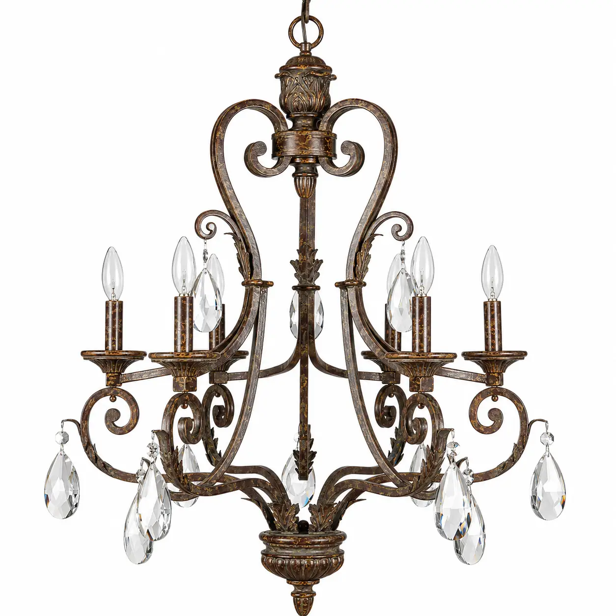 Vittoria-6-Light-Rustic-Bronze-Chandelier-with-Crystal-Accents-1 Vittoria-6-Light-Rustic-Bronze-Chandelier-with-Crystal-Accents-1