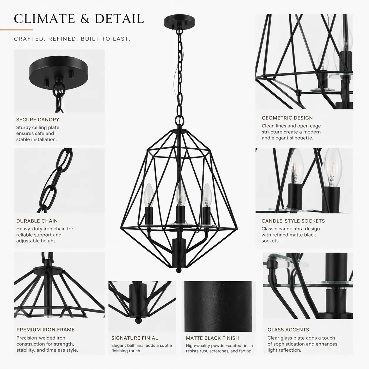 ironveil-3-light-chandelier-with-matte-black-cage-glass-accents-2 ironveil-3-light-chandelier-with-matte-black-cage-glass-accents-2