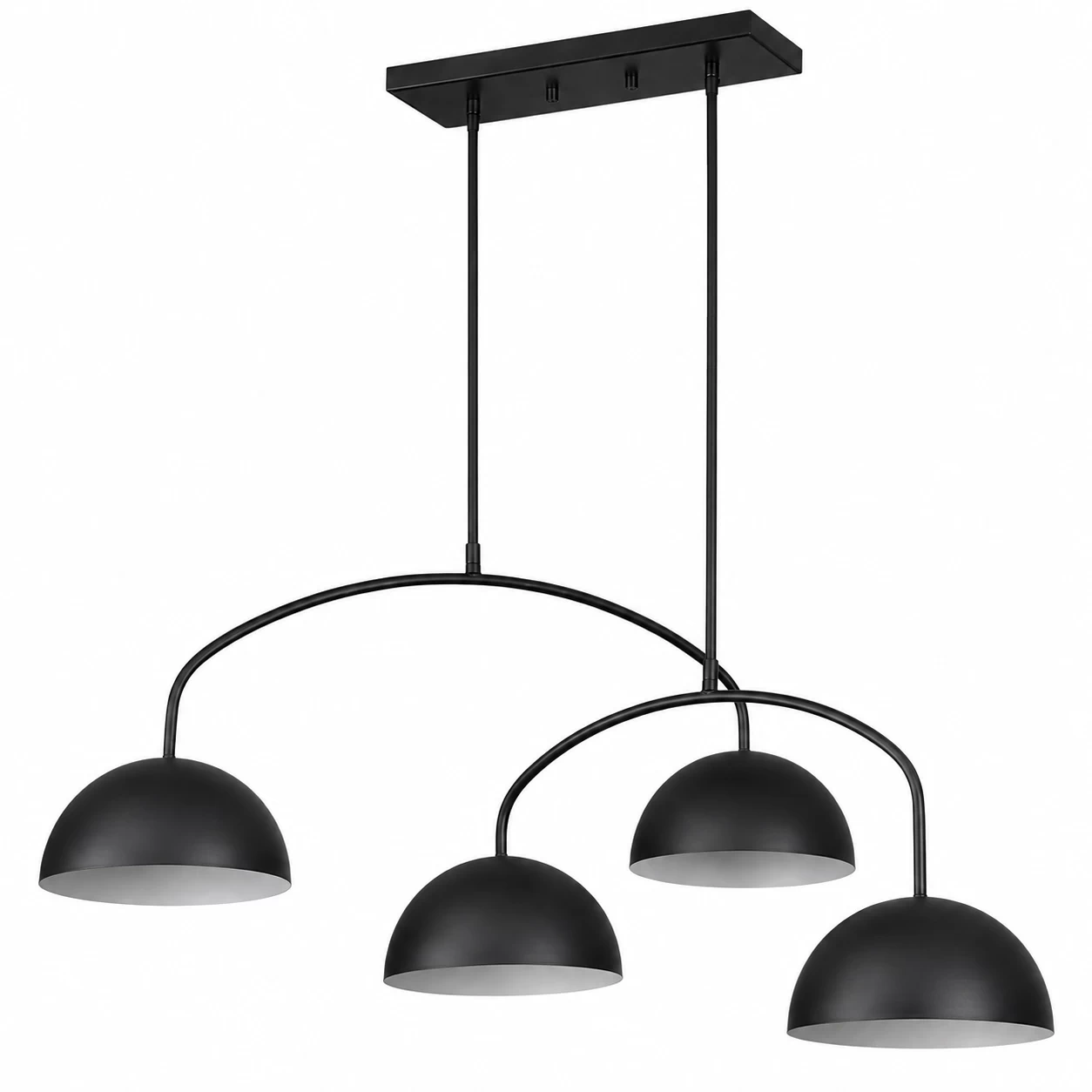 Arcadian-4-Light-Modern-Linear-Island-Pendant-with-Matte-Black-Finish-1 Arcadian-4-Light-Modern-Linear-Island-Pendant-with-Matte-Black-Finish-1