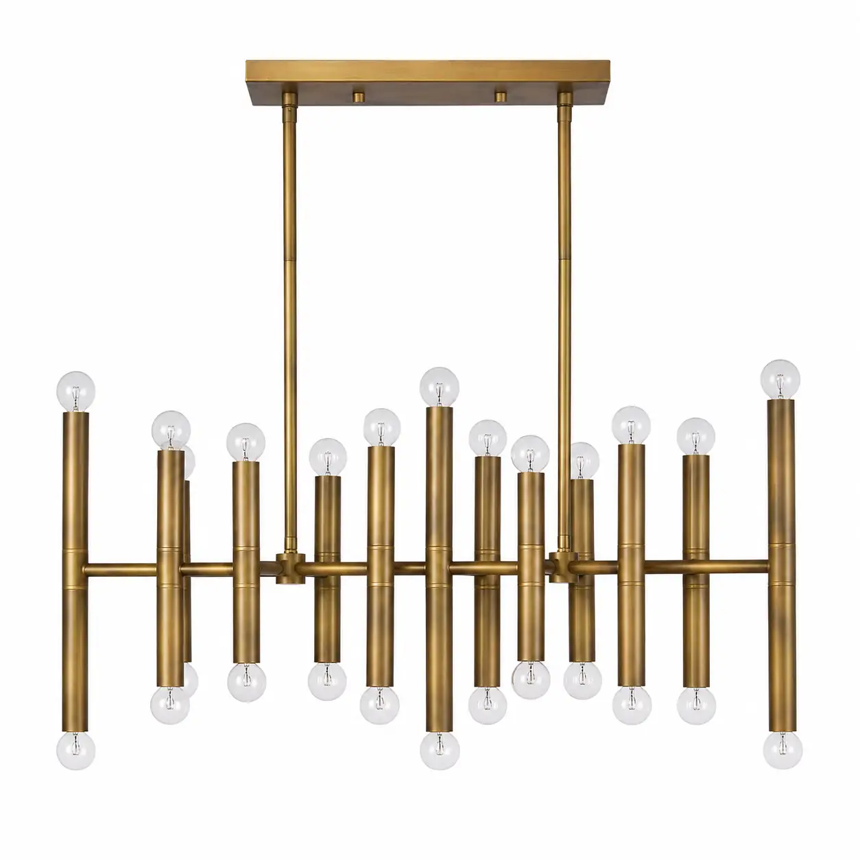 Architect-30-Light-Modern-Linear-Chandelier-with-Aged-Brass-Finish-1 Architect-30-Light-Modern-Linear-Chandelier-with-Aged-Brass-Finish-1