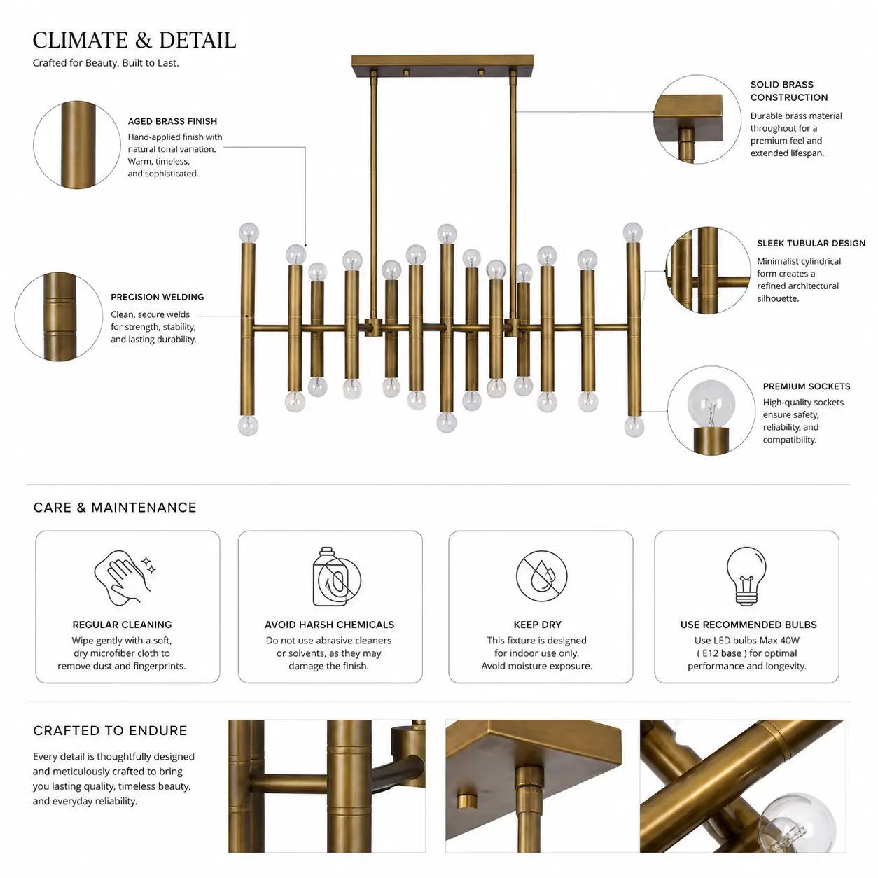 Architect-30-Light-Modern-Linear-Chandelier-with-Aged-Brass-Finish-2 Architect-30-Light-Modern-Linear-Chandelier-with-Aged-Brass-Finish-2