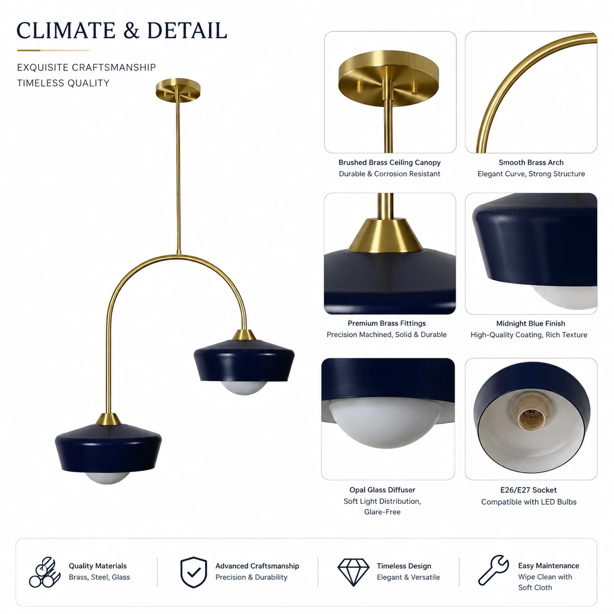 Arco-Duo-2-Light-Pendant-in-Brushed-Brass-and-Midnight-Blue-Finish-2 Arco-Duo-2-Light-Pendant-in-Brushed-Brass-and-Midnight-Blue-Finish-2