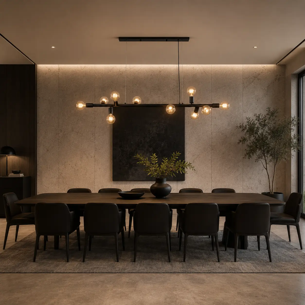 Axis-10-Light-Modern-Linear-Suspension-Pendant-with-Matte-Black-Finish-formal-dining Axis-10-Light-Modern-Linear-Suspension-Pendant-with-Matte-Black-Finish-formal-dining