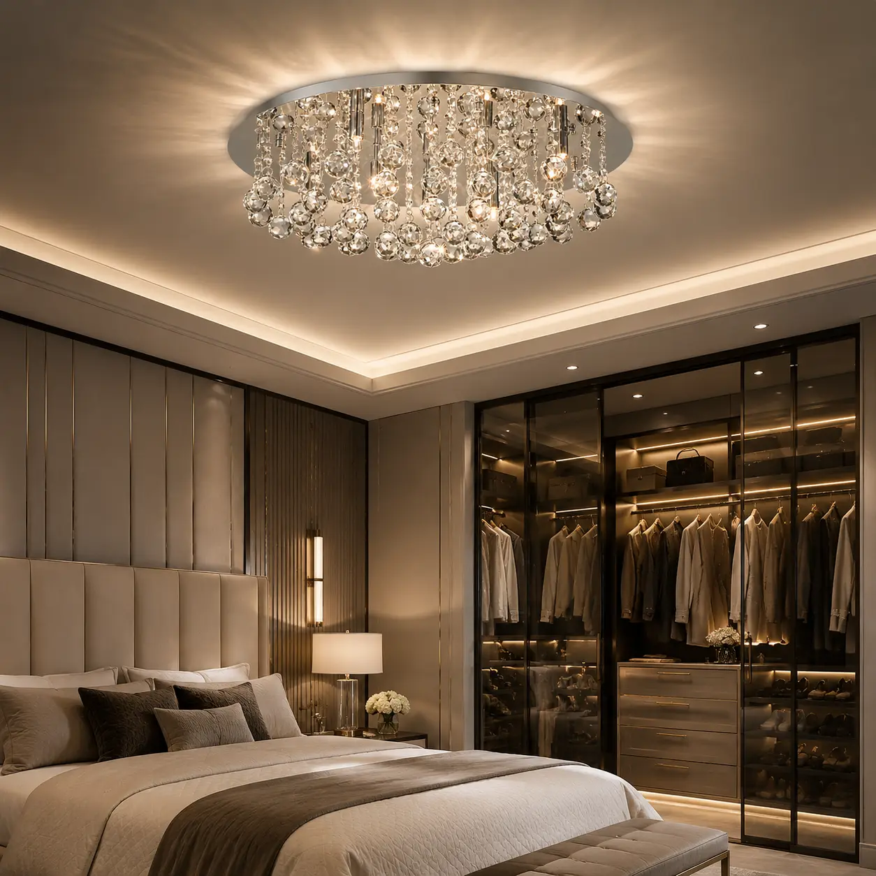 Celestia-8-Light-Flush-Mount-Ceiling-Light-in-Polished-Chrome-with-Crystal-Drops-modern-master-suite Celestia-8-Light-Flush-Mount-Ceiling-Light-in-Polished-Chrome-with-Crystal-Drops-modern-master-suite