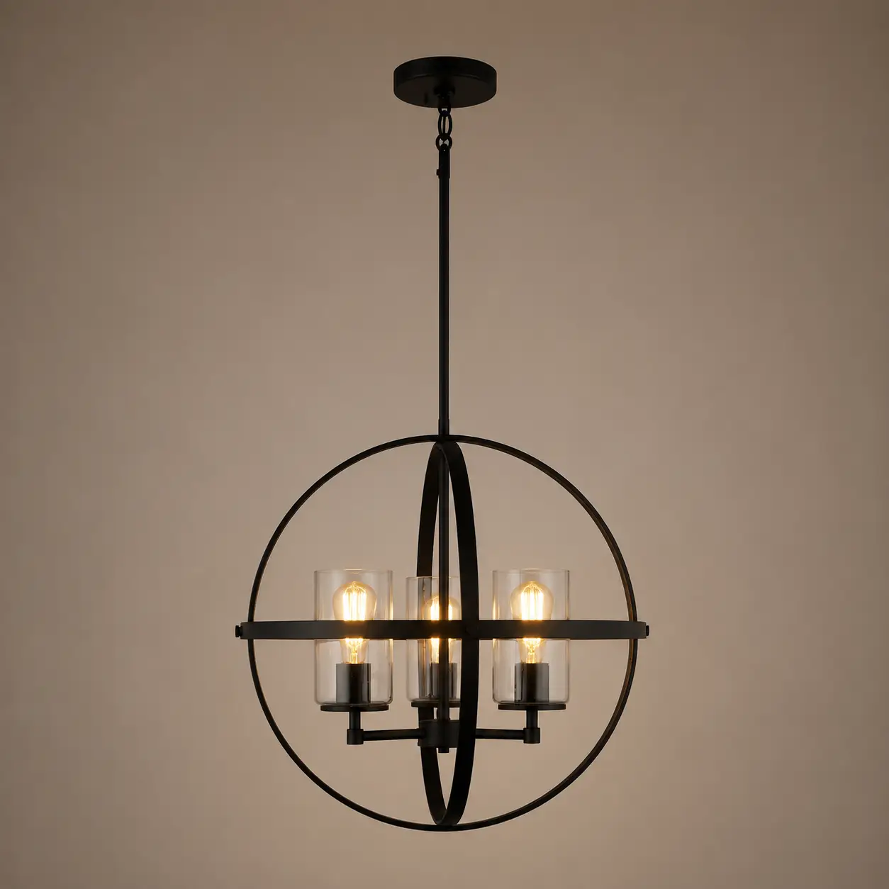 Celestia-Sphere-3‑Light-Matte-Black-Chandelier-3 Celestia-Sphere-3‑Light-Matte-Black-Chandelier-3