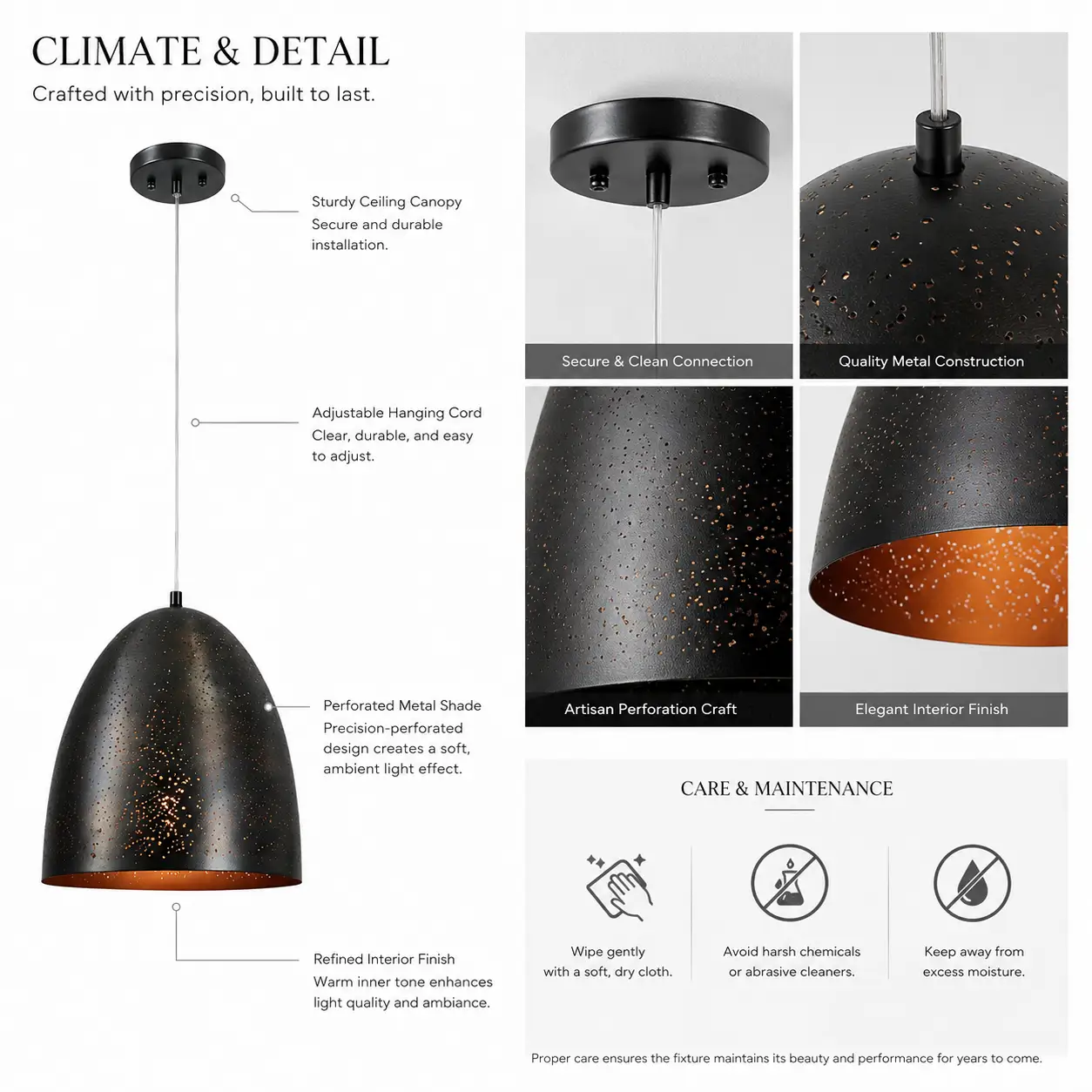 Celestial-Ember-1-Light-Perforated-Dome-Pendant-2 Celestial-Ember-1-Light-Perforated-Dome-Pendant-2