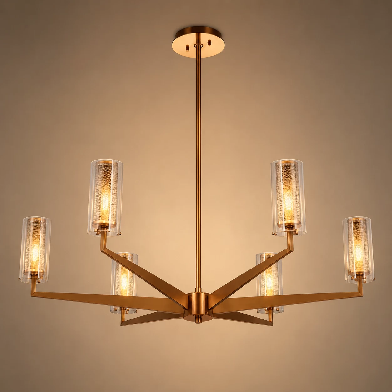 Copper-Bloom-6-Light-Modern-Chandelier-3 Copper-Bloom-6-Light-Modern-Chandelier-3