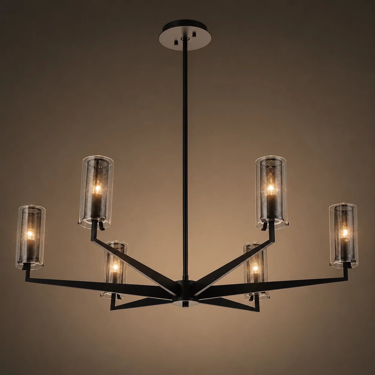 Copper-Bloom-6-Light-Modern-Chandelier-4 Copper-Bloom-6-Light-Modern-Chandelier-4