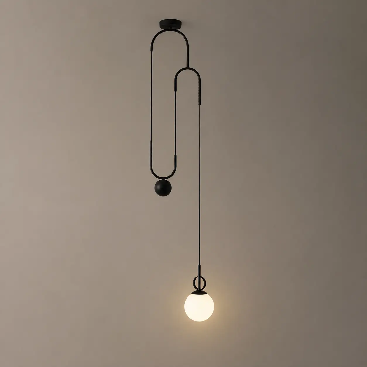 Cradence-Adjustable-1-Light-Pendant-with-Matte-Black-Cradle-Pulley-3 Cradence-Adjustable-1-Light-Pendant-with-Matte-Black-Cradle-Pulley-3