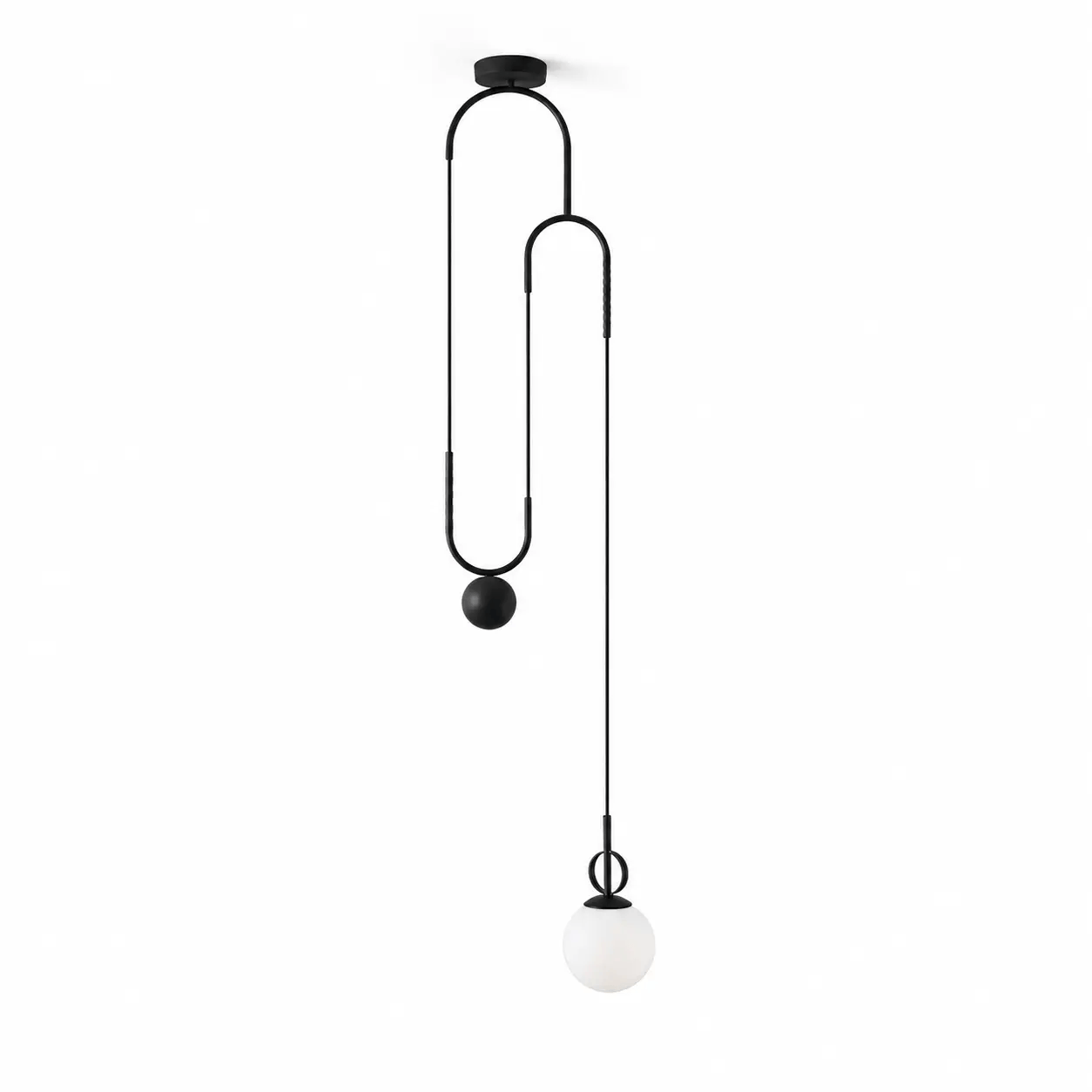 Cradence-Adjustable-1-Light-Pendant-with-Matte-Black-Cradle-Pulley Cradence-Adjustable-1-Light-Pendant-with-Matte-Black-Cradle-Pulley