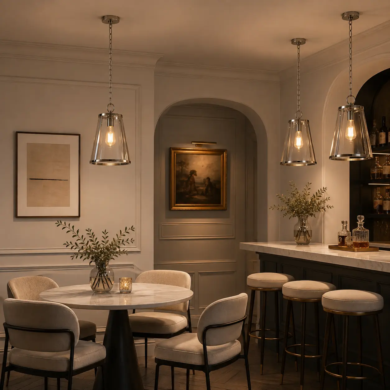 Eldora Pendant over Bistro Dining Nook