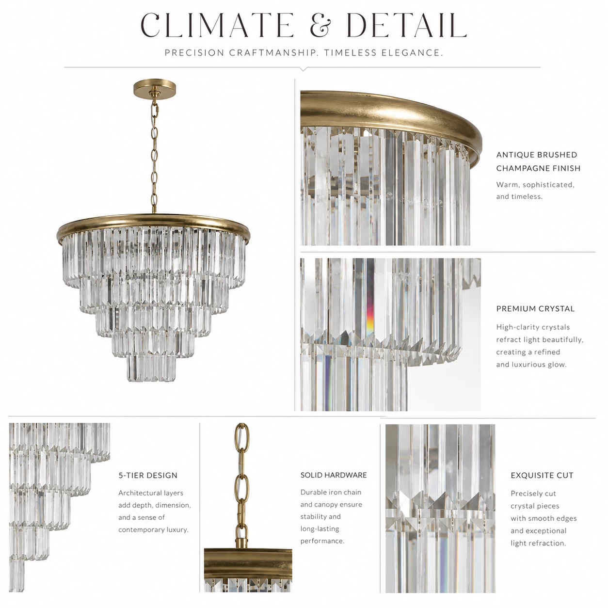 Elysia-5-Tier-Crystal-Chandelier-in-Antique-Brushed-Champagne-Finish-2 Elysia-5-Tier-Crystal-Chandelier-in-Antique-Brushed-Champagne-Finish-2
