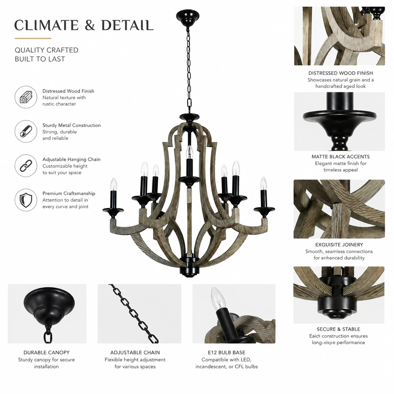Farmhouse-Grandeur-9-Light-Distressed-Wood-Chandelier-2 Farmhouse-Grandeur-9-Light-Distressed-Wood-Chandelier-2