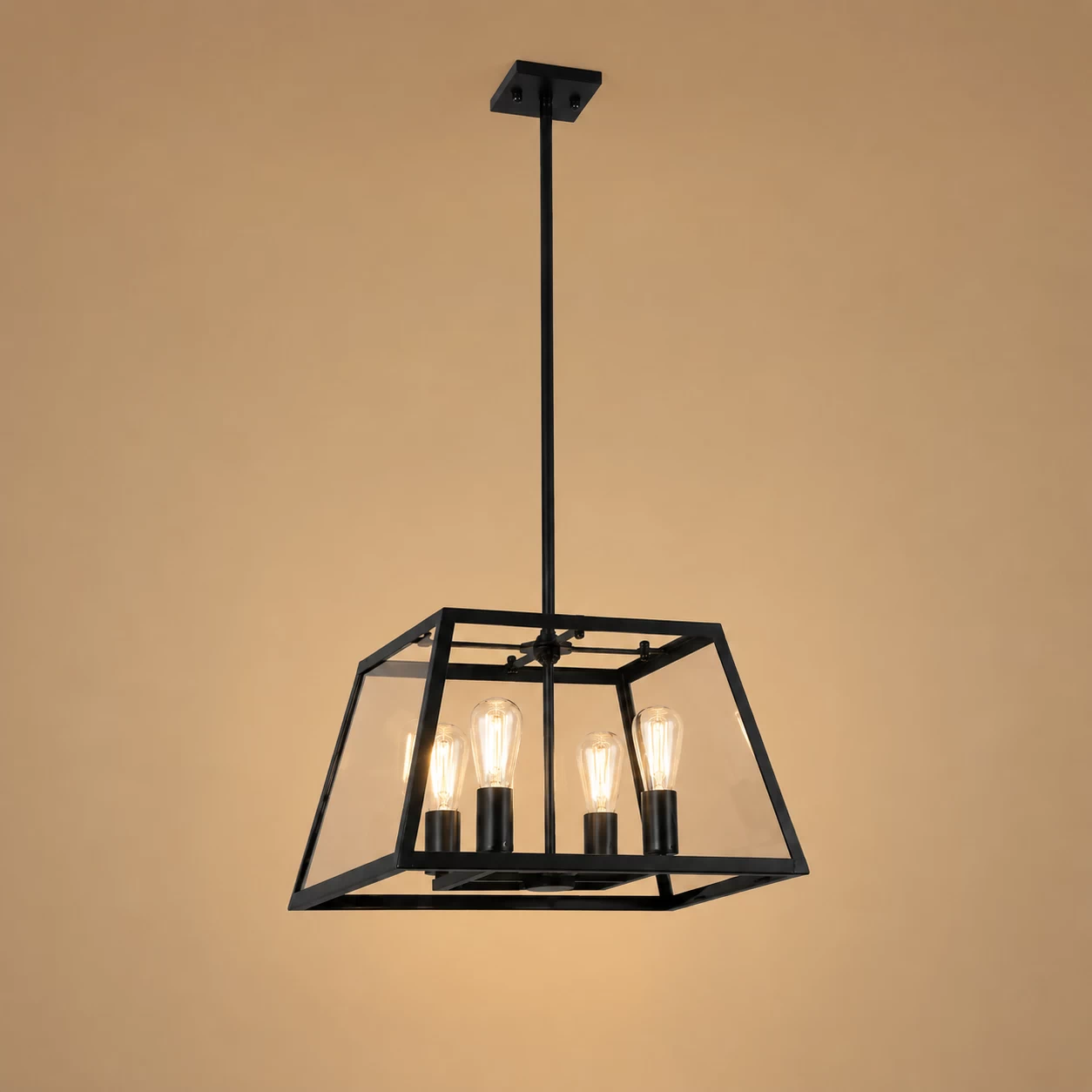Geometric-Forge-4-Light-Pendant-with-Clear-Glass-Shade-3 Geometric-Forge-4-Light-Pendant-with-Clear-Glass-Shade-3