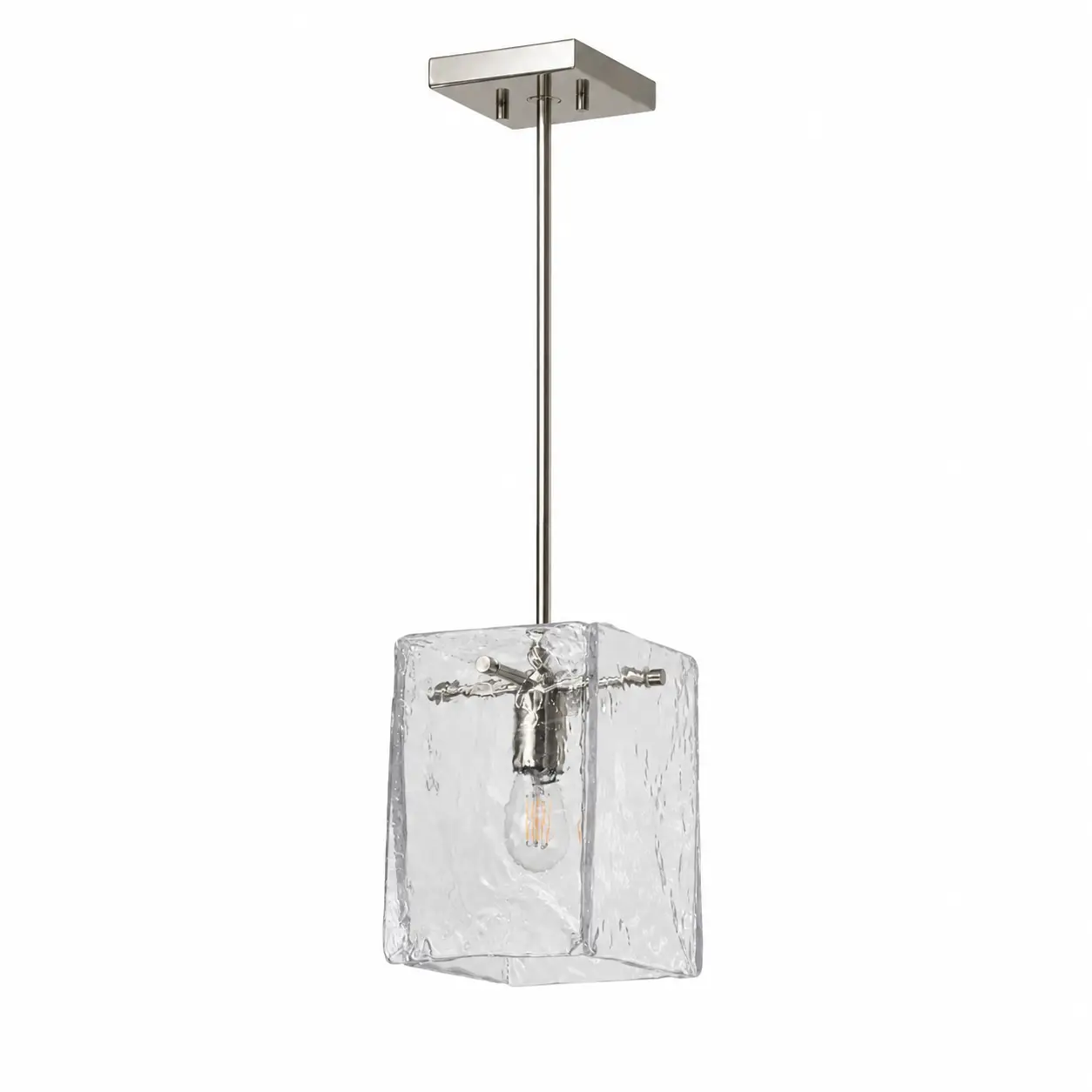 Glacial-Cube-1-Light-Artisanal-Glass-Pendant-1 Glacial-Cube-1-Light-Artisanal-Glass-Pendant-1
