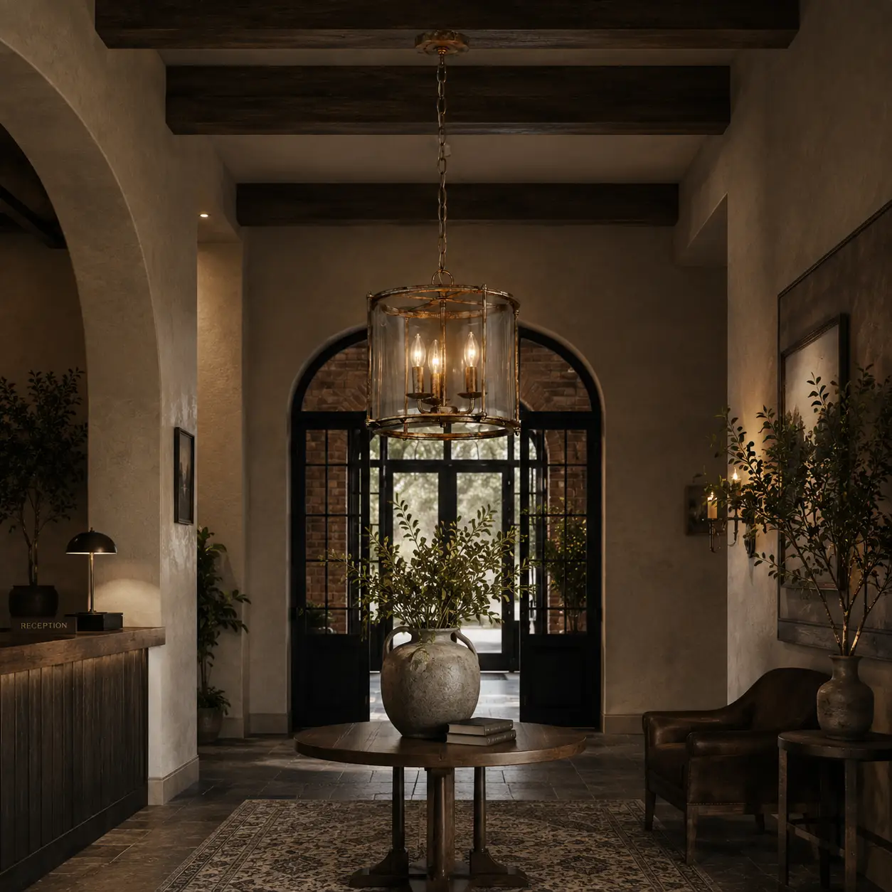 Heirloom-3-Light-Clear-Glass-Drum-Pendant-with-Weathered-Iron-Finish-boutique-entry-foyer Heirloom-3-Light-Clear-Glass-Drum-Pendant-with-Weathered-Iron-Finish-boutique-entry-foyer