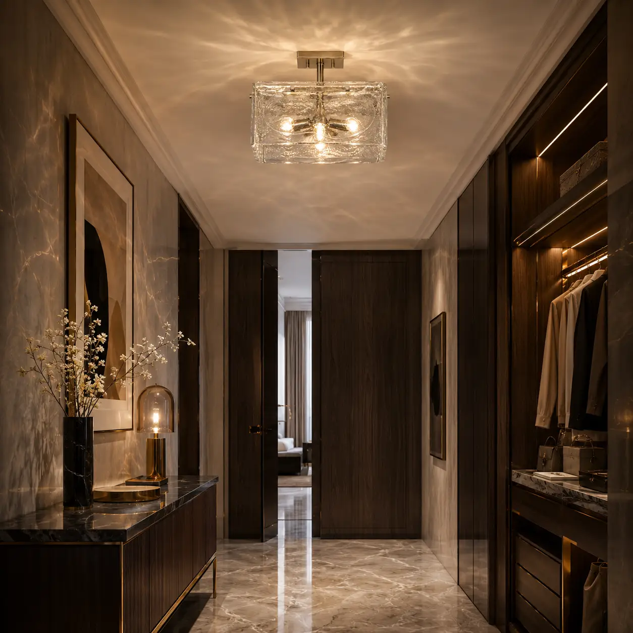 Ice-Block-Glow-4-Light-Artisanal-Semi-Flush-4 Ice-Block-Glow-4-Light-Artisanal-Semi-Flush-4