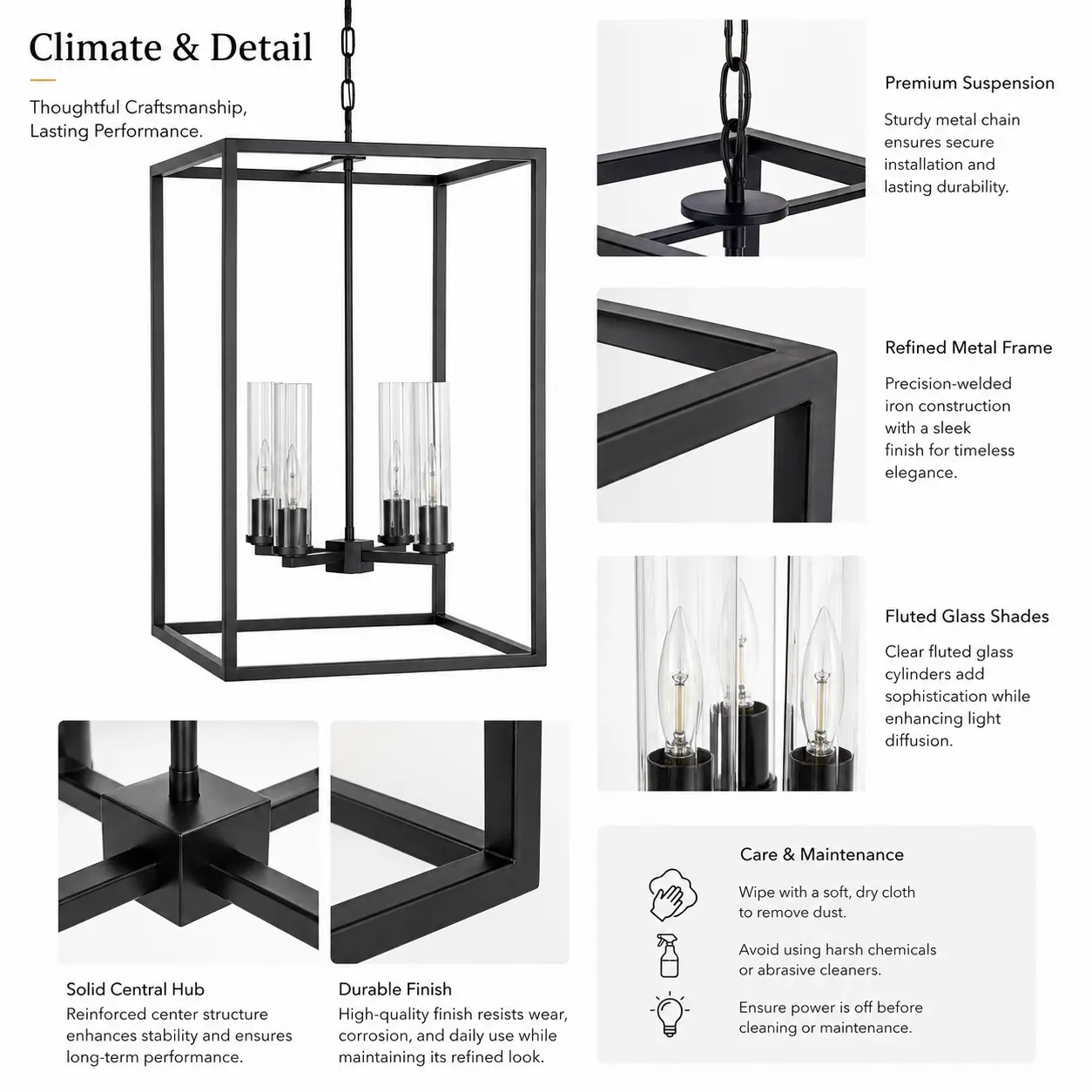 Industrial-Cage-Fluted-Column-4-Light-Pendant-2 Industrial-Cage-Fluted-Column-4-Light-Pendant-2