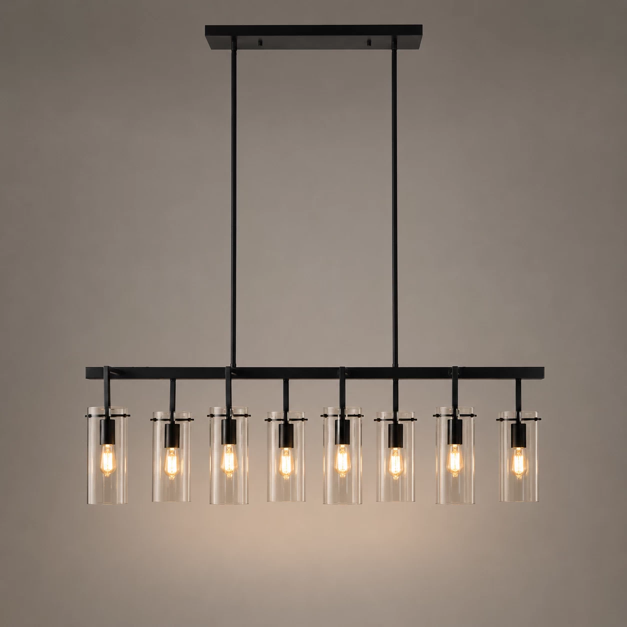Industrial-Loft-8-Light-Linear-Island-Pendant-3 Industrial-Loft-8-Light-Linear-Island-Pendant-3
