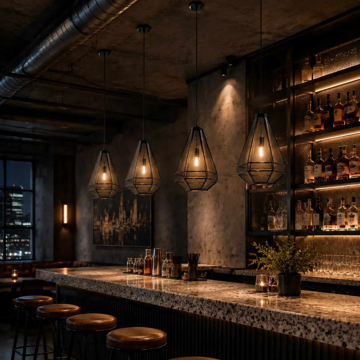 Industrial-Prism-Perforated-Metal-1-Light-Pendant-urban-industrial-lounge Industrial-Prism-Perforated-Metal-1-Light-Pendant-urban-industrial-lounge