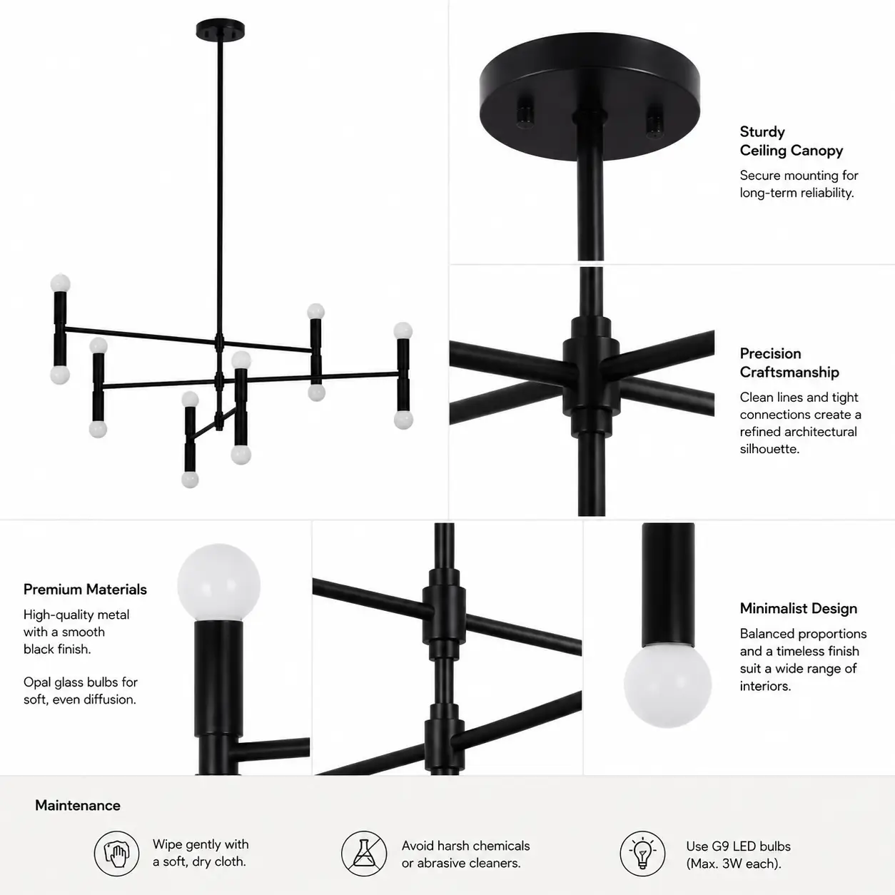 Linear-Zenith-Architectural-12-Light-Chandelier-2 Linear-Zenith-Architectural-12-Light-Chandelier-2