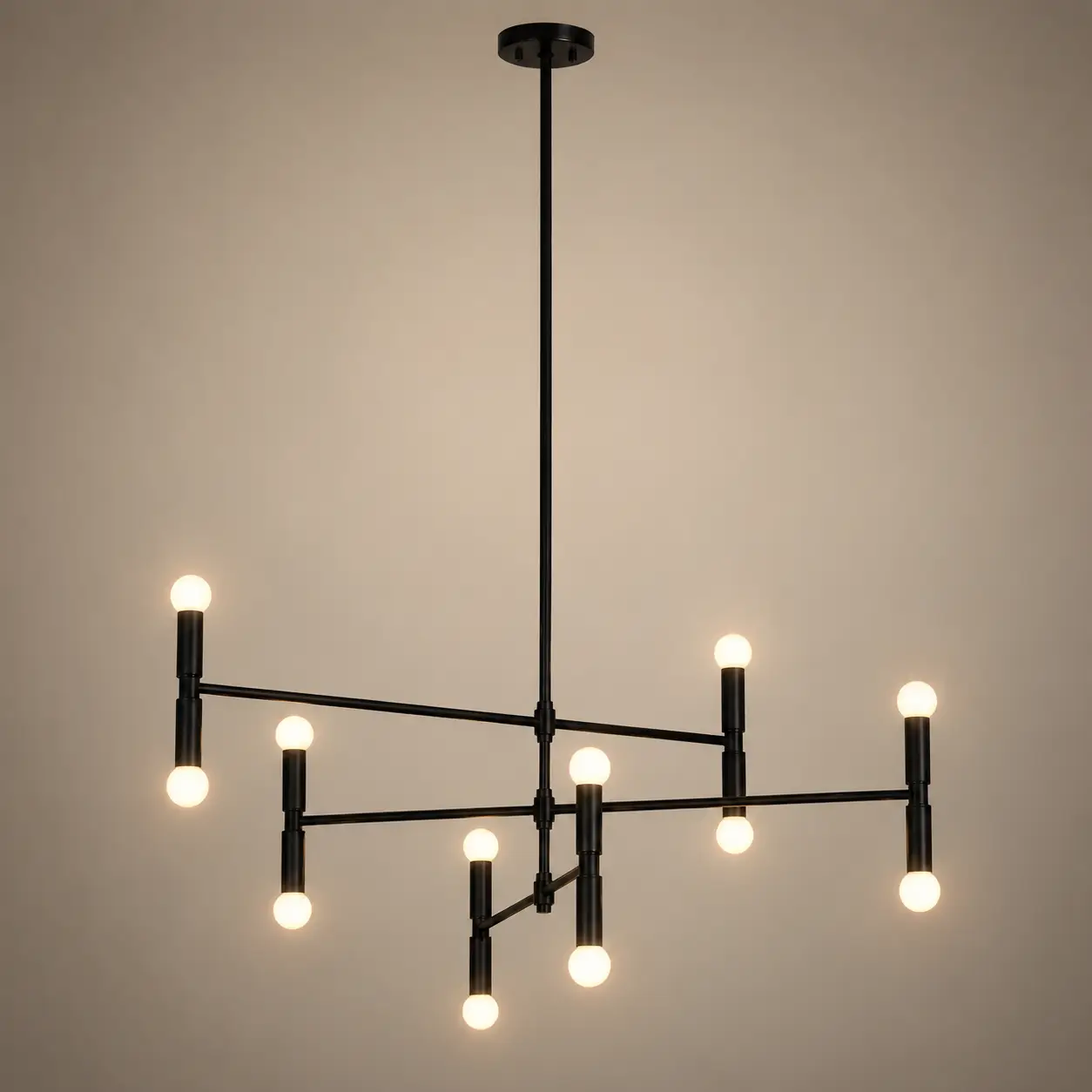 Linear-Zenith-Architectural-12-Light-Chandelier-3 Linear-Zenith-Architectural-12-Light-Chandelier-3
