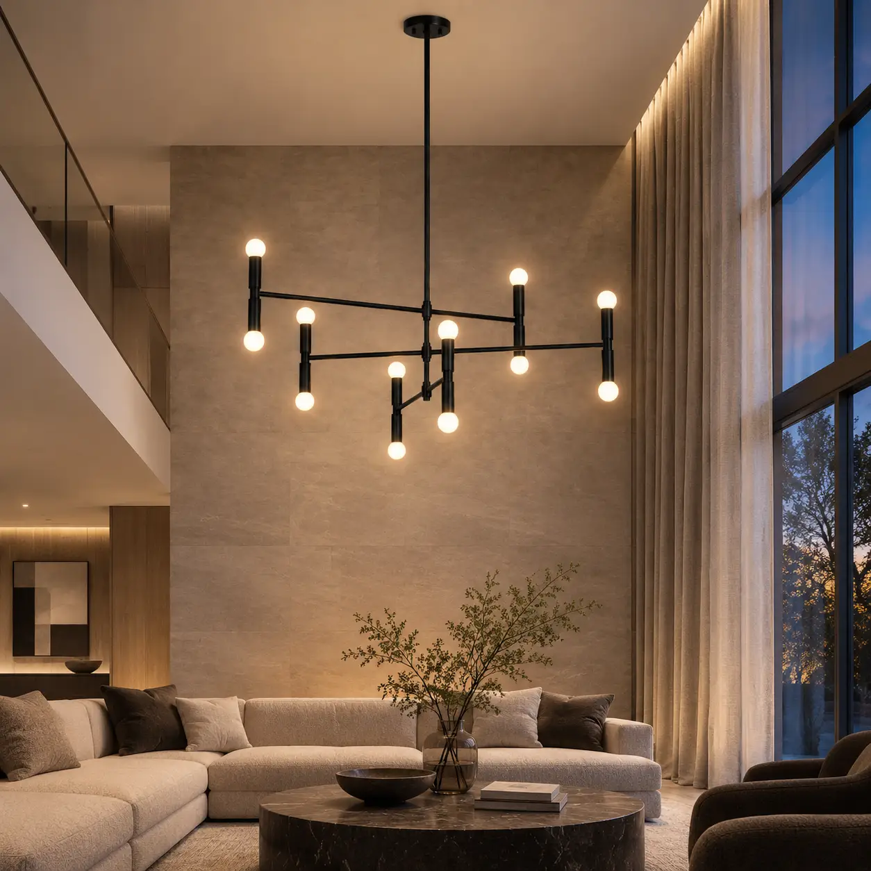Linear-Zenith-Architectural-12-Light-Chandelier-5 Linear-Zenith-Architectural-12-Light-Chandelier-5