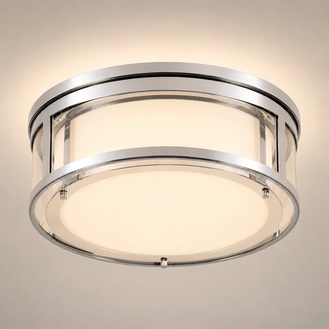 Luminesce-Polished-Chrome-3-Light-Layered-Flush-Mount-3 Luminesce-Polished-Chrome-3-Light-Layered-Flush-Mount-3
