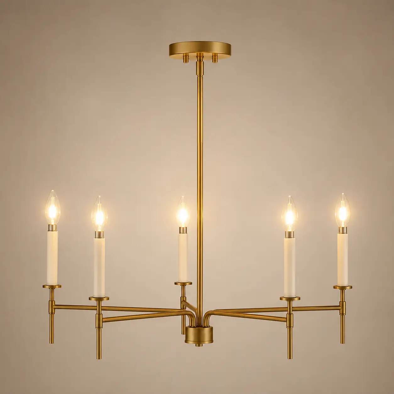 Luna-Spire-5‑Light-Chandelier-with-Satin-Gold-Brass-Finish-3 Luna-Spire-5‑Light-Chandelier-with-Satin-Gold-Brass-Finish-3