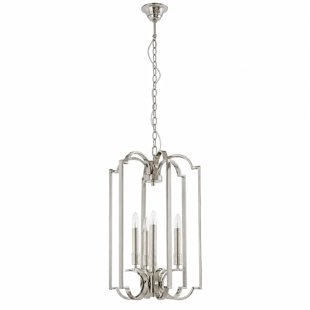 Metropolitan-Elegance-4-Light-Polished-Nickel-Lantern-Pendant-1 Metropolitan-Elegance-4-Light-Polished-Nickel-Lantern-Pendant-1