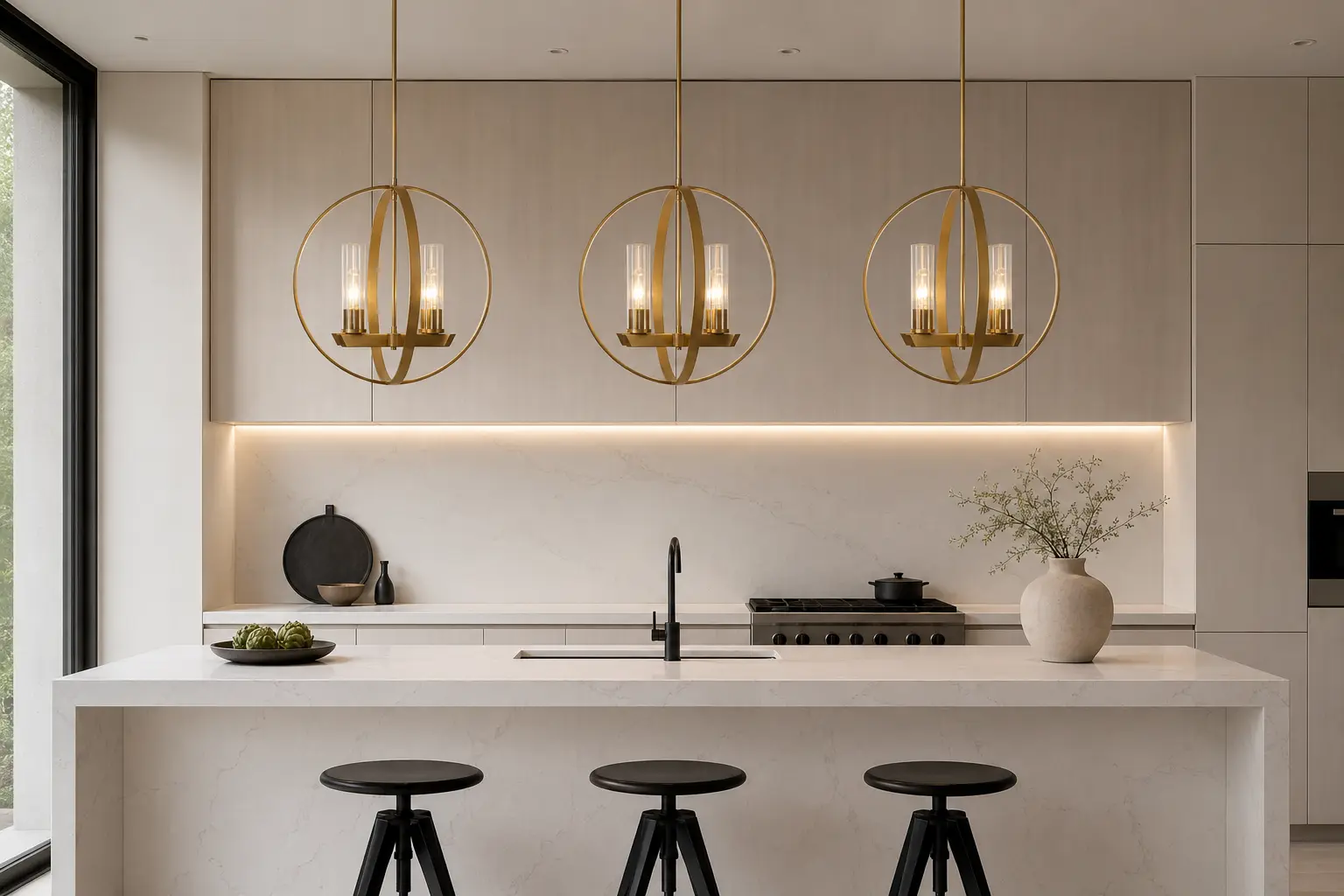 Mini-Orbital-Fluted-Column-4-Light-Pendant-4 Mini-Orbital-Fluted-Column-4-Light-Pendant-4