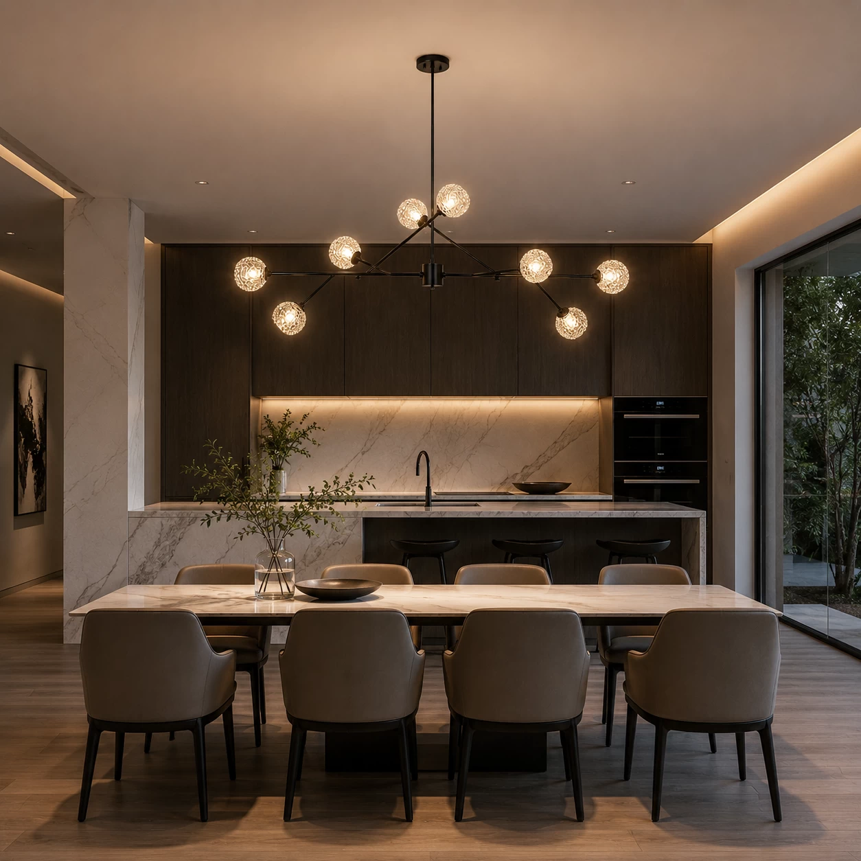 Molecular-Starburst-8-Light-Linear-Chandelier-4 Molecular-Starburst-8-Light-Linear-Chandelier-4