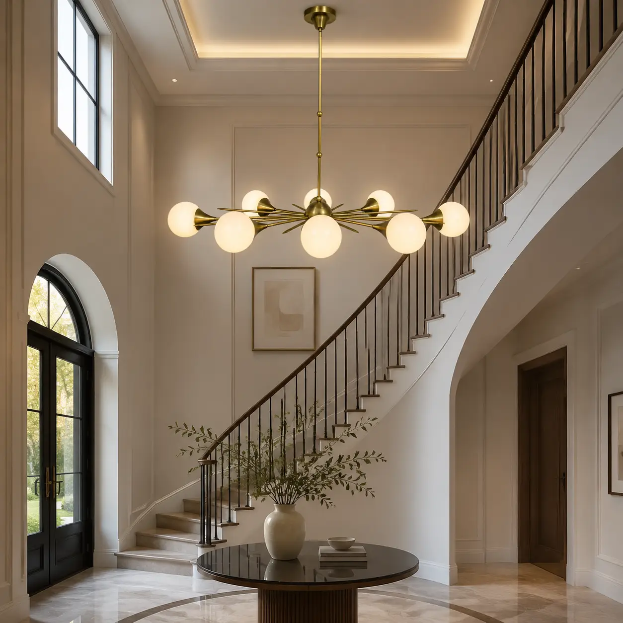 Nebula-Radiance-Mid-Century-Modern-8-Light-Pendant-grand-foyer Nebula-Radiance-Mid-Century-Modern-8-Light-Pendant-grand-foyer