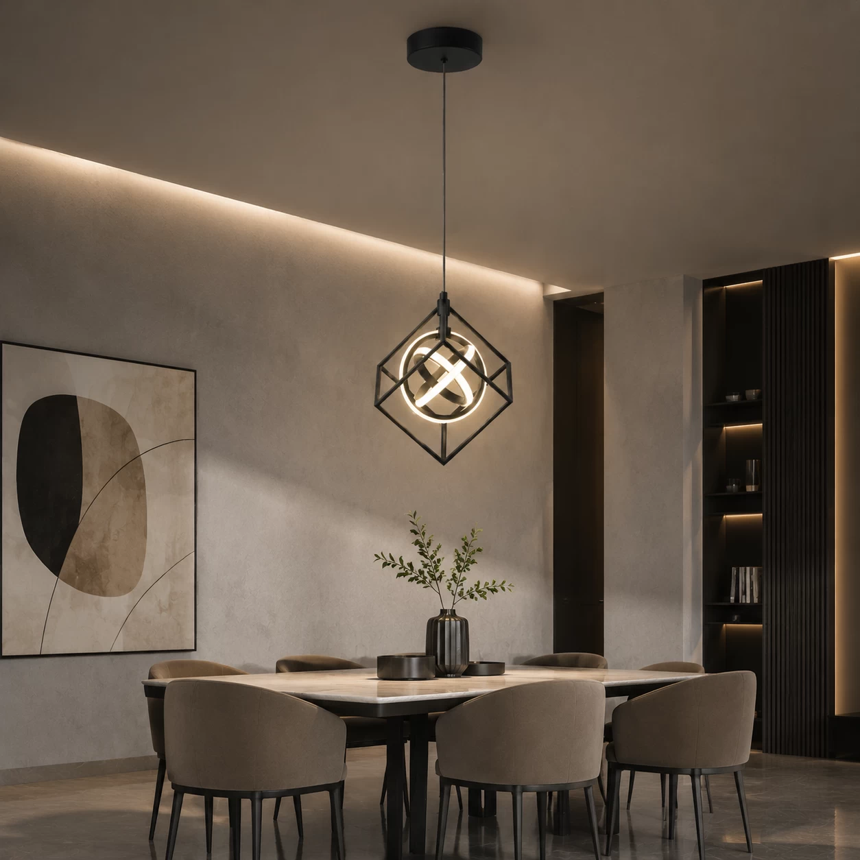 OrbiCube-Geometric-Suspension-LED-Pendant-4 OrbiCube-Geometric-Suspension-LED-Pendant-4