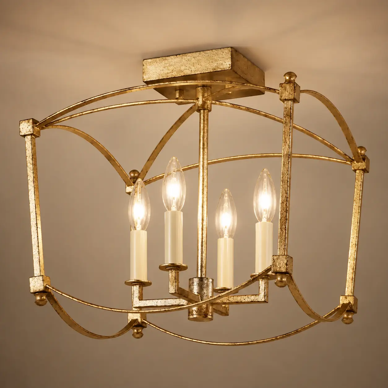 Ovalis-4-Light-Pendant-with-Matte-Gold-Oval-Frame-3 Ovalis-4-Light-Pendant-with-Matte-Gold-Oval-Frame-3
