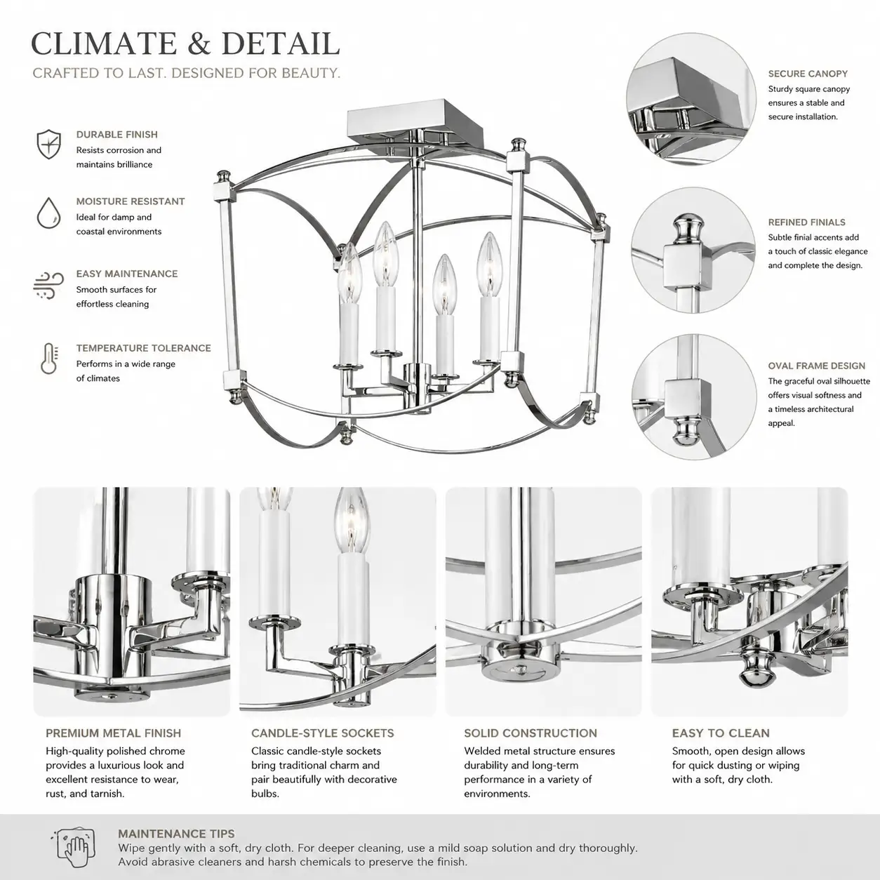 Ovalyn-4-Light-Pendant-with-Chrome-Oval-Frame-2 Ovalyn-4-Light-Pendant-with-Chrome-Oval-Frame-2