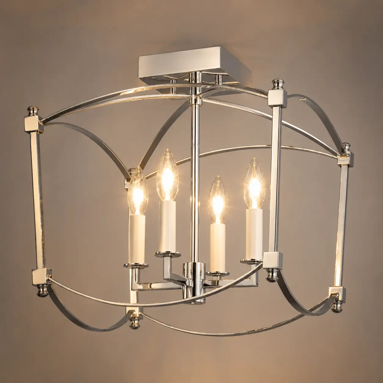 Ovalyn-4-Light-Pendant-with-Chrome-Oval-Frame-3 Ovalyn-4-Light-Pendant-with-Chrome-Oval-Frame-3