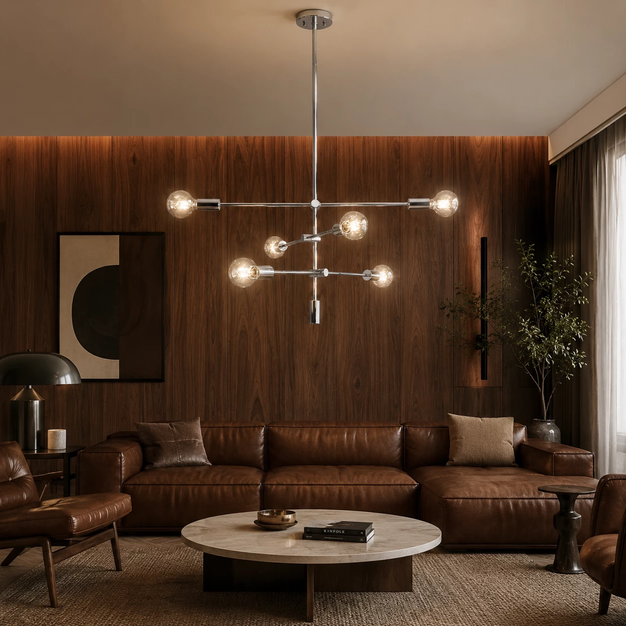 Quasar-6-Light-Mid-Century-Modern-Sputnik-Chandelier-with-Polished-Chrome-Finish-mid-century-modern-living-saloon Quasar-6-Light-Mid-Century-Modern-Sputnik-Chandelier-with-Polished-Chrome-Finish-mid-century-modern-living-saloon