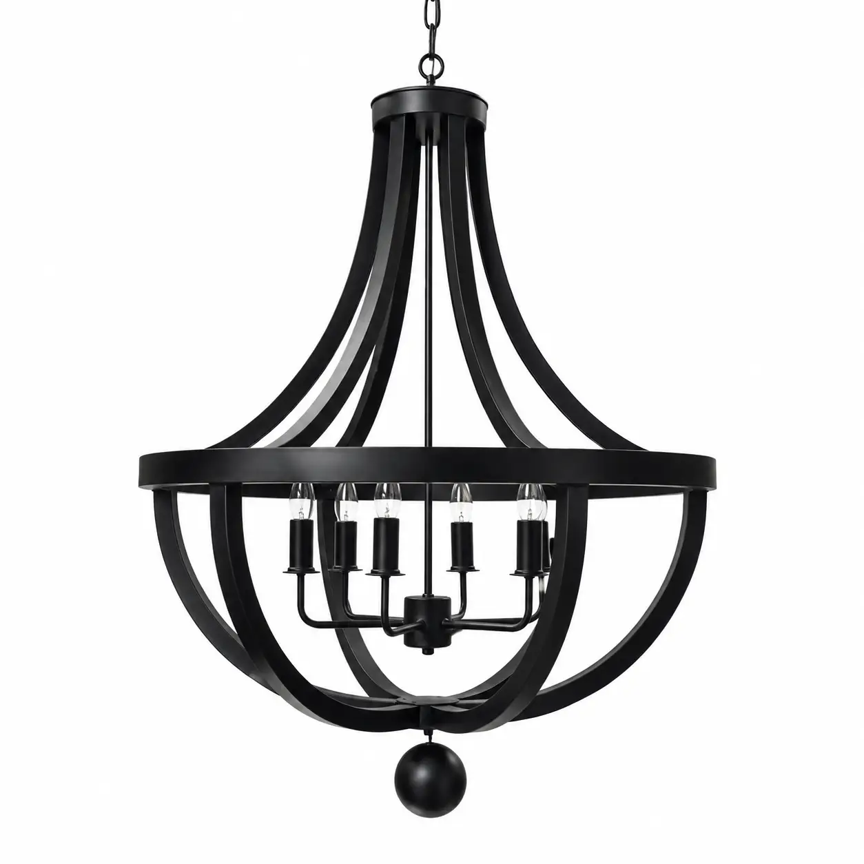 Regal-Silhouette-6-Light-Open-Cage-Chandelier-1 Regal-Silhouette-6-Light-Open-Cage-Chandelier-1