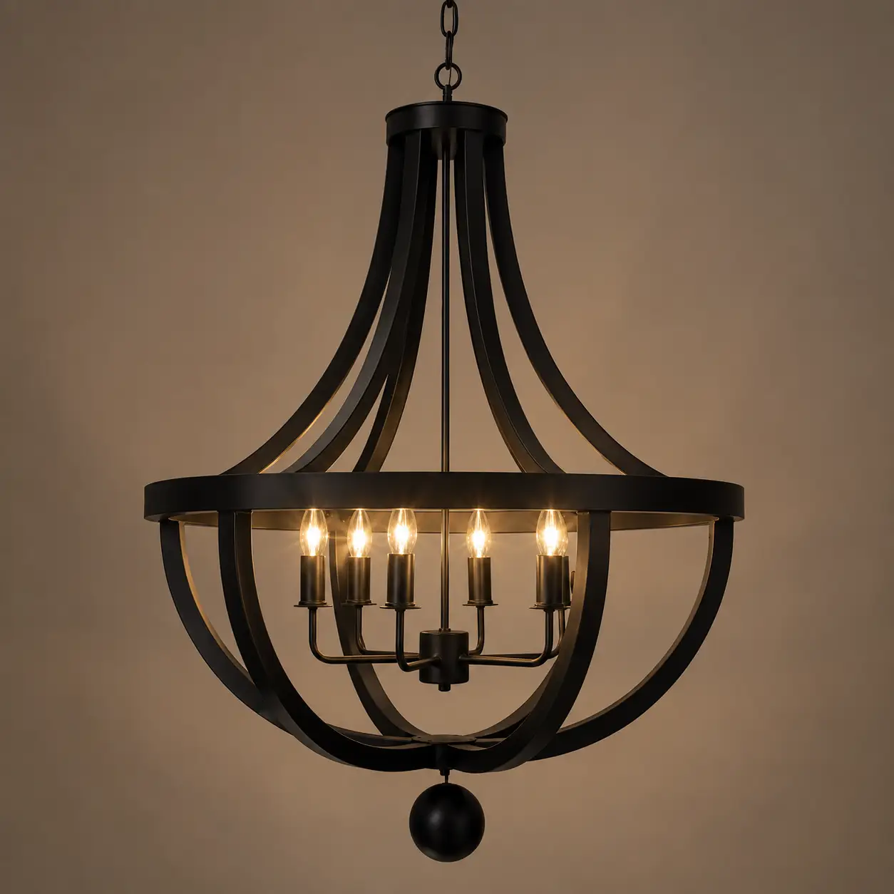 Regal-Silhouette-6-Light-Open-Cage-Chandelier-3 Regal-Silhouette-6-Light-Open-Cage-Chandelier-3